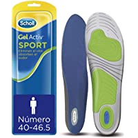 Scholl Gel Activ Sport - Plantillas para hombre- para zapatillas deportivas- mayor amortiguación y absorción del olor y…